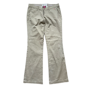 GLO Jeans Y2K Tan Flare Wide Leg Chic Style Women’s 7